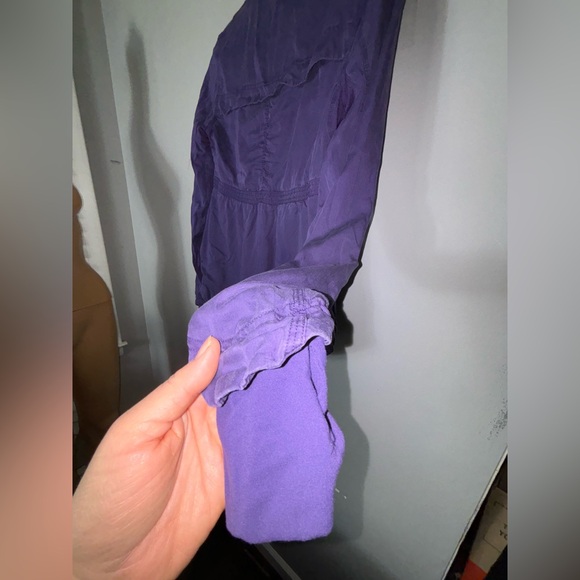 Lululemon Reversible Jacket INNER PEACE Fit & Flare Purple Yoga Size 8 - Picture 4 of 16